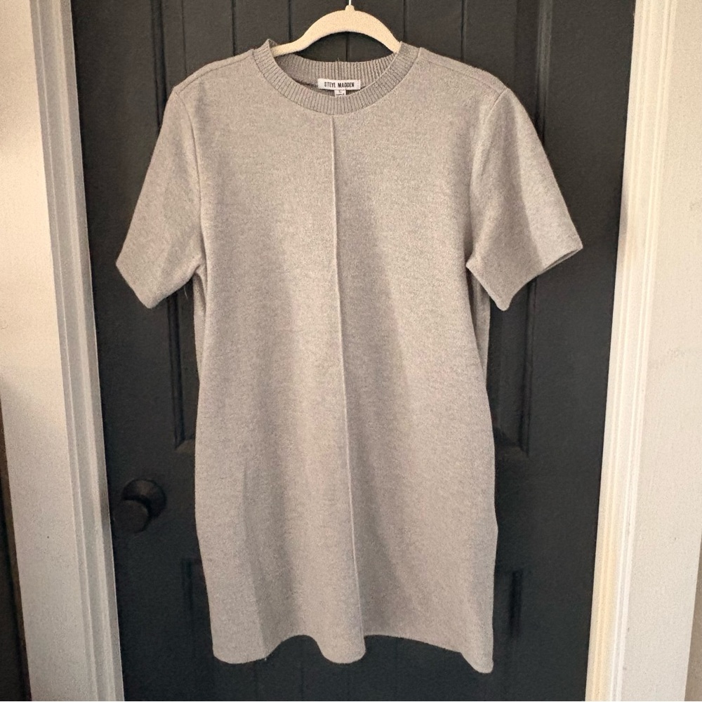 Steve Madden Light Gray Mini Dress